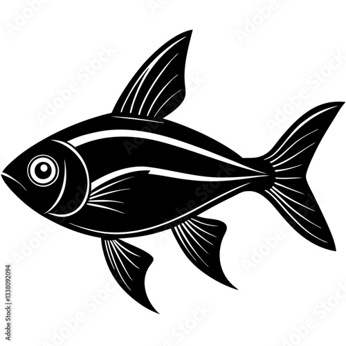 tetra fish silhouette