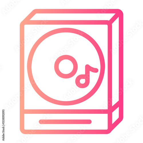 cd player gradient icon