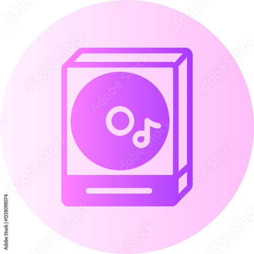 cd player gradient icon