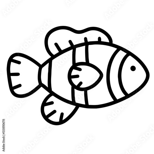 fish icon illustration