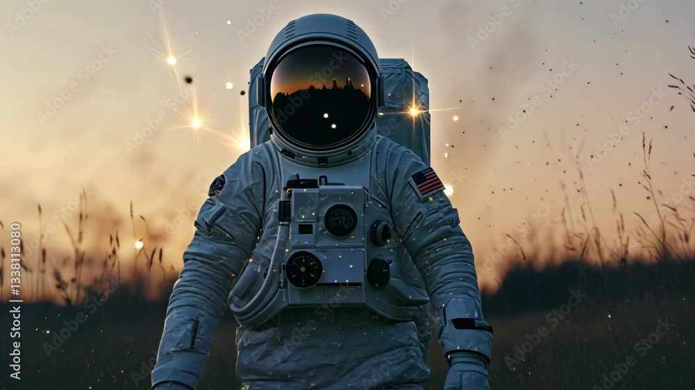 Astronaut at Sunset: A Journey Beyond Earth Astronaut at Sunset: A Journey Beyond Earth