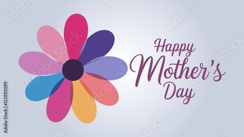 happy birthday card with pink flowers