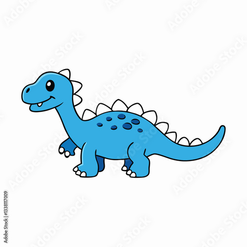 dinosaur on white