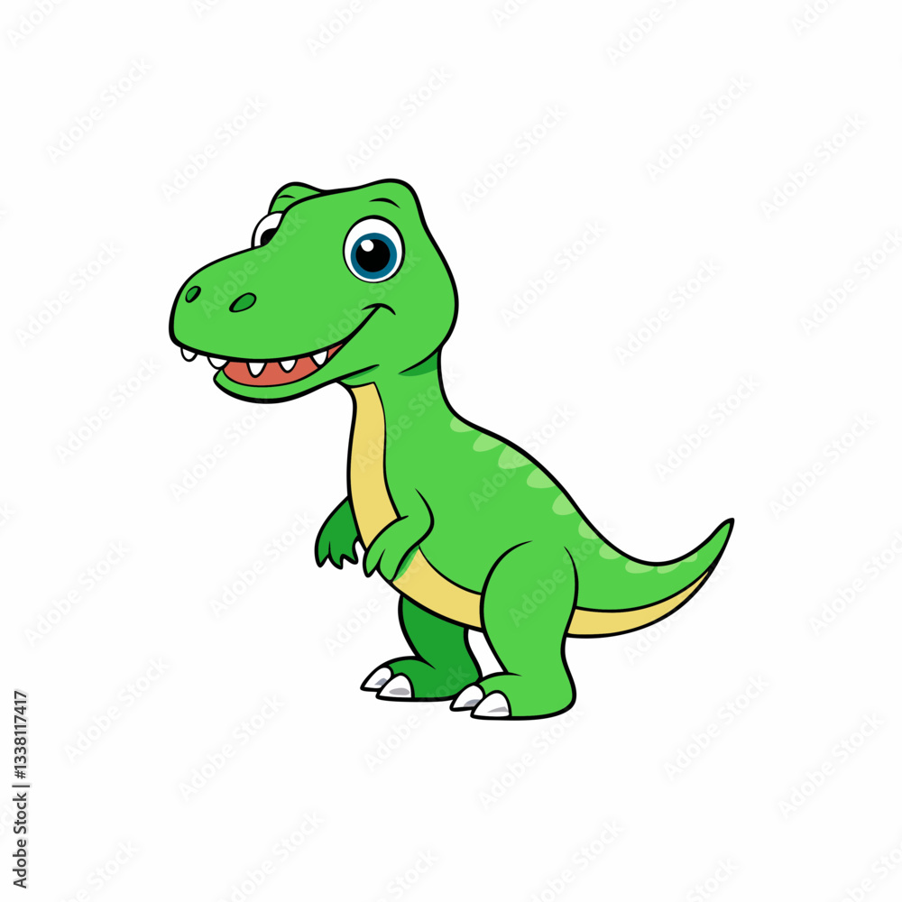 Naklejka premium dinosaur vector illustration