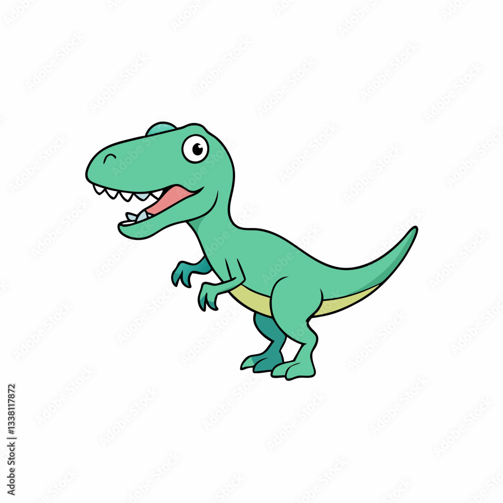 Naklejka premium tyrannosaurus rex dinosaur