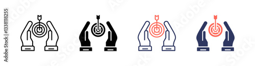 Acquisition Multi Style Icon Set Vector 