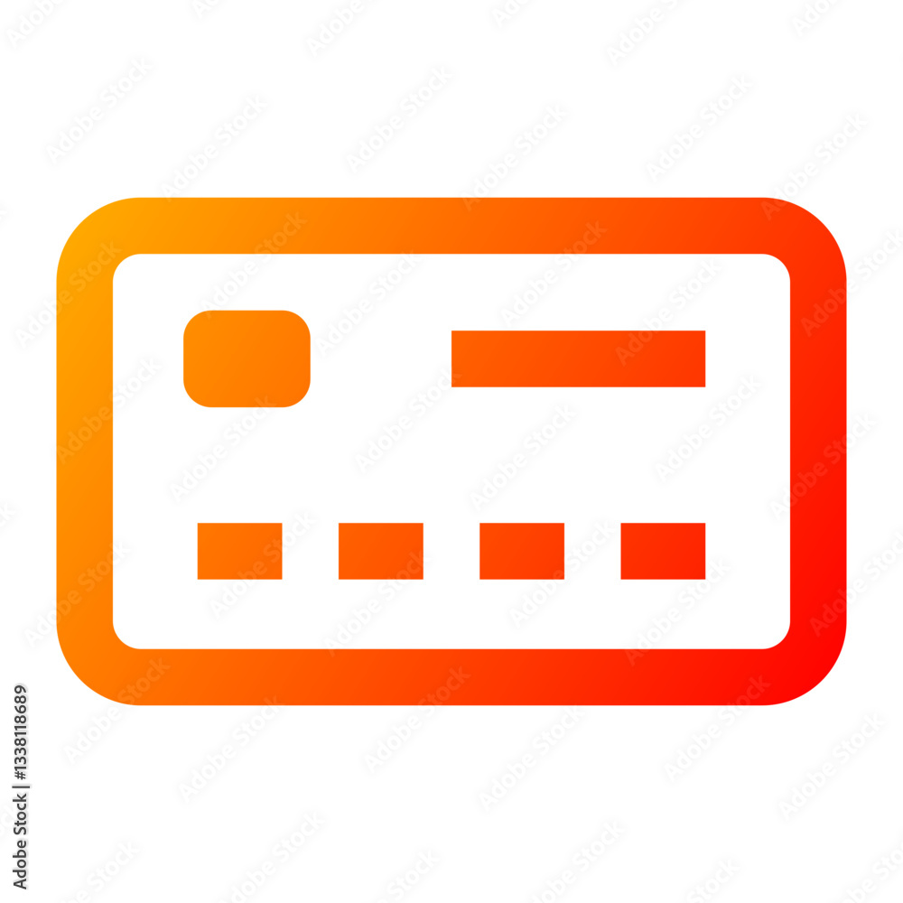 Credit Card Icon. Credit Card, Debit Card, Atm Card, Payment, Banking, Transaction, Purchase, Wallet. Vector Icon Illustration Credit Card Icon. Credit Card, Debit Card, Atm Card, Payment, Banking, Transaction, Purchase, Wallet. Vector Icon Illustration