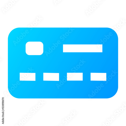 Credit Card Icon. Credit Card, Debit Card, Atm Card, Payment, Banking, Transaction, Purchase, Wallet. Vector Icon Illustration