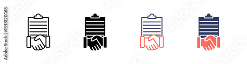 Acquisition Multi Style Icon Set Vector 