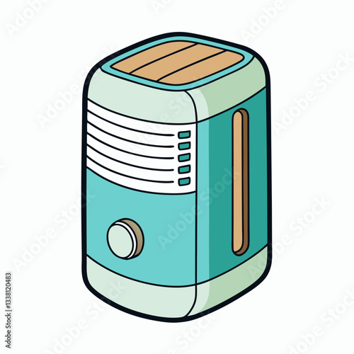 air purifier vector illustration
