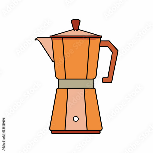 coffee maker isolated on white