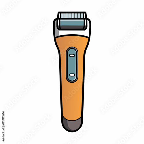 electric shaver isolated on white