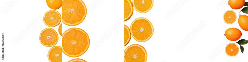 An array of bright orange citrus fruits including whole halved and sliced segments arranged in a visually appealing display showcasing their vibrant color juicy texture and refreshing qualities An array of bright orange citrus fruits including whole halved and sliced segments arranged in a visually appealing display showcasing their vibrant color juicy texture and refreshing qualities