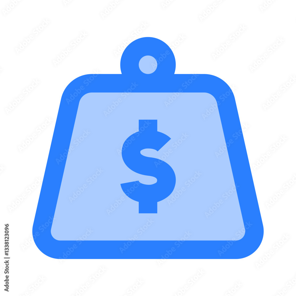 Obraz premium Debt Icon. Debt, Loan, Credit, Liability, Obligation, Borrowing, Interest, Installment. Vector Icon Illustration