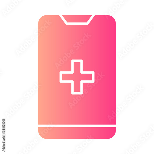 online medical gradient icon