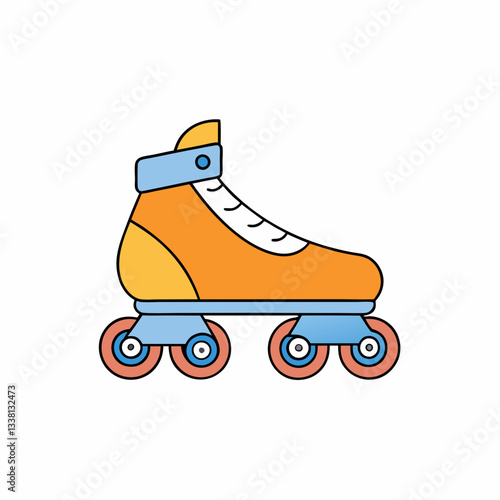 rollerblades on white