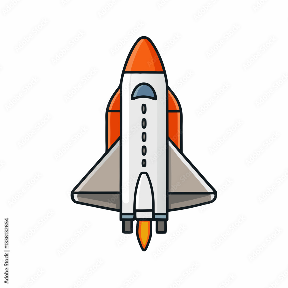 space rocket vector illustration space rocket vector illustration