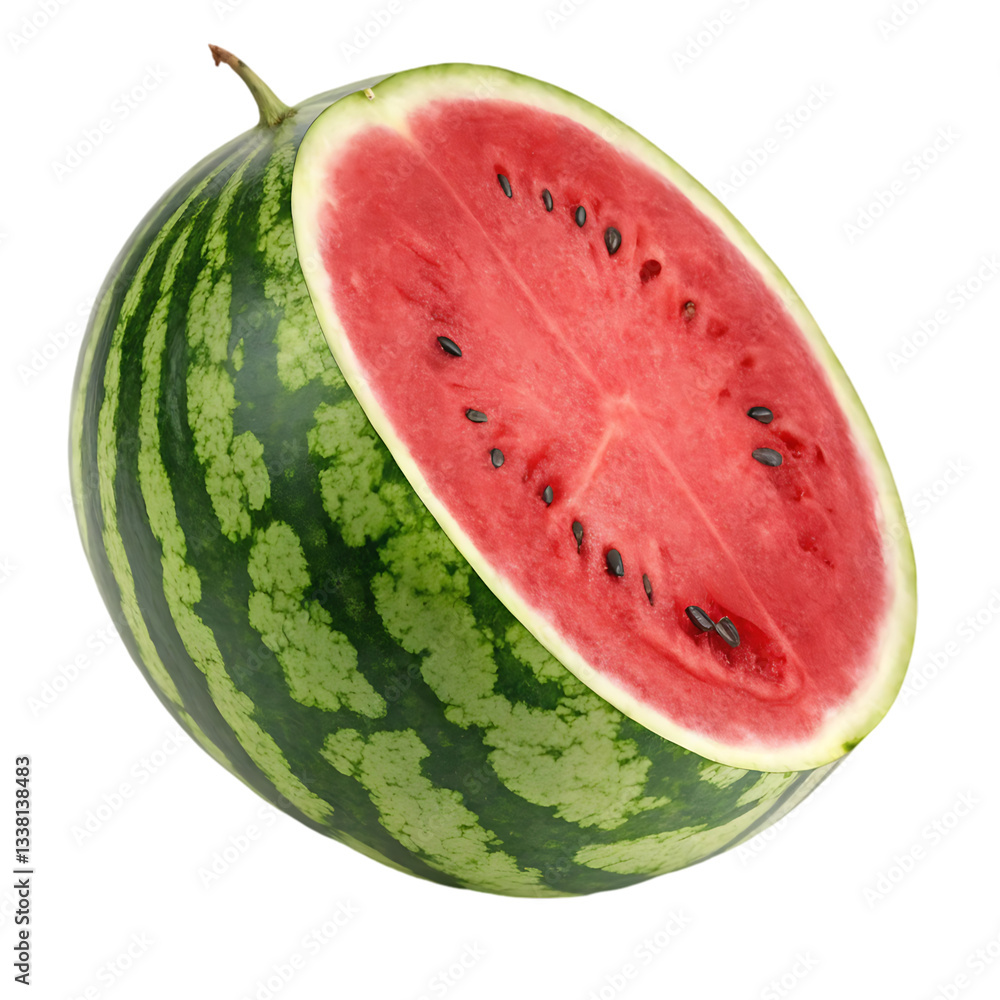 Whole Watermelon with Slice Whole Watermelon with Slice
