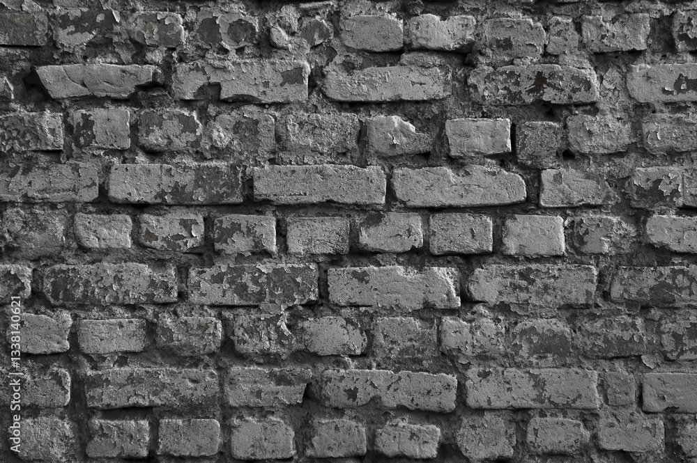 Fototapeta premium gray background, photo shows brick wall texture