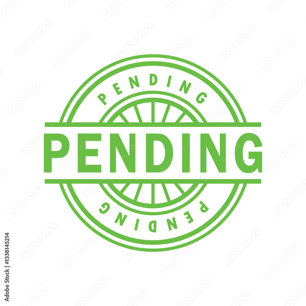 pending rubber stamp, icon, flat, design, vector, illustrations, education, style, trendy, collections pending rubber stamp, icon, flat, design, vector, illustrations, education, style, trendy, collections