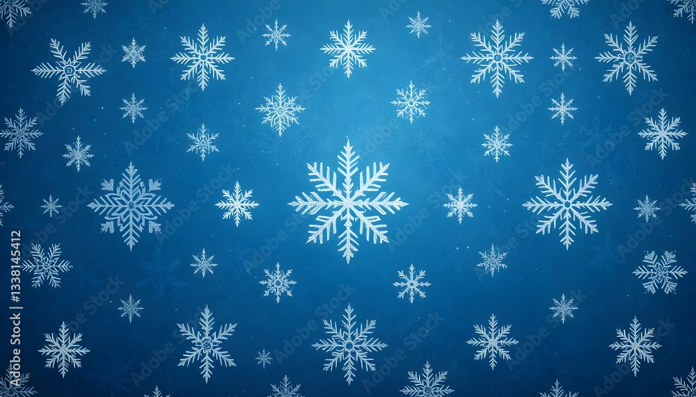 Frozen Elegance: Abstract Snowflake Illustrations in a Chilling Holiday Wonderland Frozen Elegance: Abstract Snowflake Illustrations in a Chilling Holiday Wonderland
