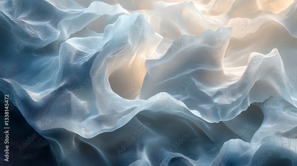 Obraz premium Abstract Blue Fabric Texture Background
