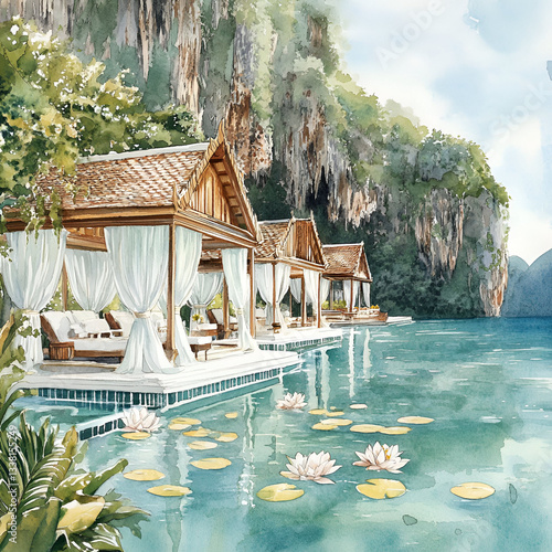 Opulent Tropical Resort Hotel