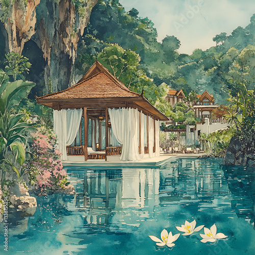 Opulent Tropical Resort Hotel