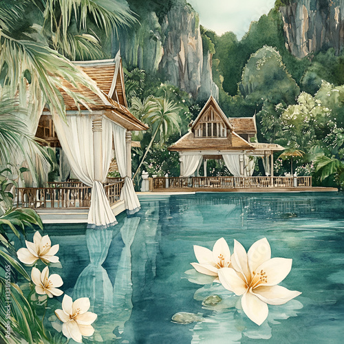 Opulent Tropical Resort Hotel