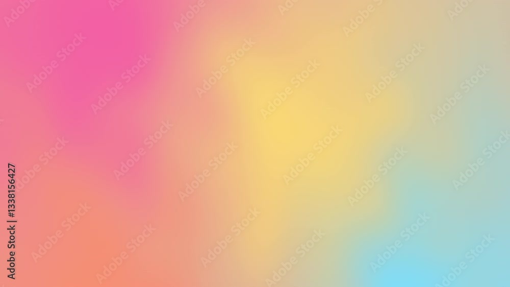 Blurry gradient of pink yellow and blue; suitable as background for social media posts, website banners, or digital presentations. Blurry gradient of pink yellow and blue; suitable as background for social media posts, website banners, or digital presentations.