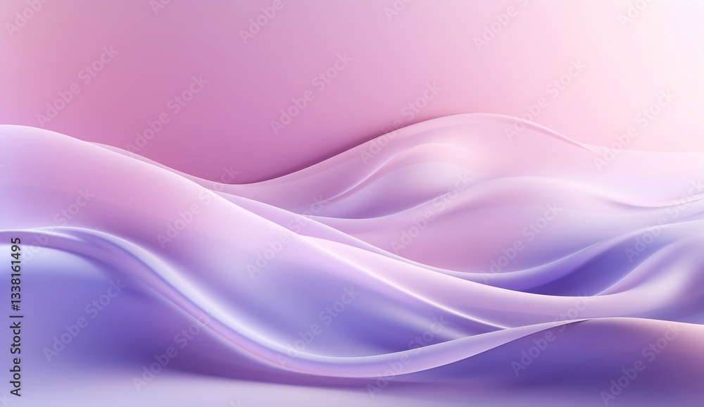 Abstract Purple and Pink Wave Background Design Soft Gradient Flowing Fabric Texture Illustration Abstract Purple and Pink Wave Background Design Soft Gradient Flowing Fabric Texture Illustration