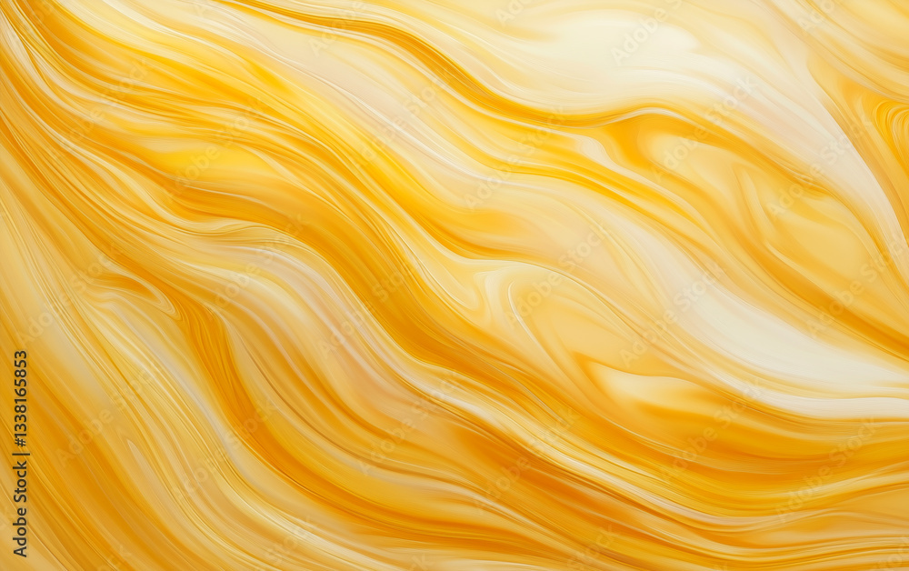 Abstract Yellow and White Swirl Background Texture with Smooth Flowing Lines Abstract Yellow and White Swirl Background Texture with Smooth Flowing Lines