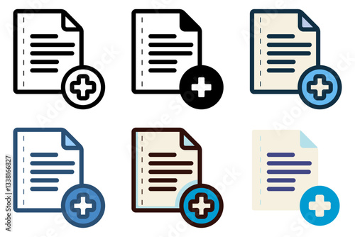 add document icon vector illustration