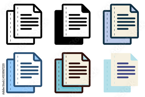 documents icon vector illustration