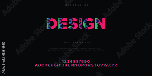 Design Sport Modern Future bold Alphabet Font. Typography urban style fonts for technology, digital, movie logo bold style. vector illustration