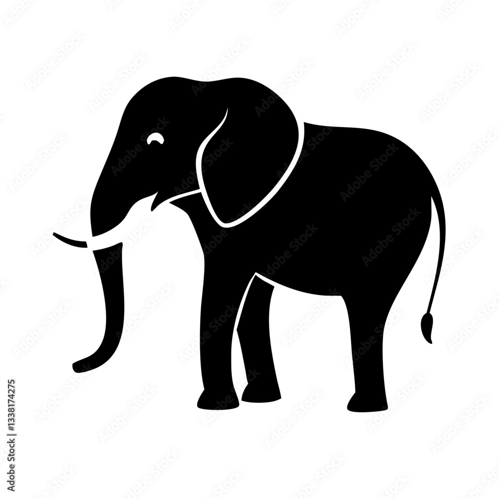 Elephant adorned with floral garlands, suitable for festival and decorative projects. Elephant adorned with floral garlands, suitable for festival and decorative projects.