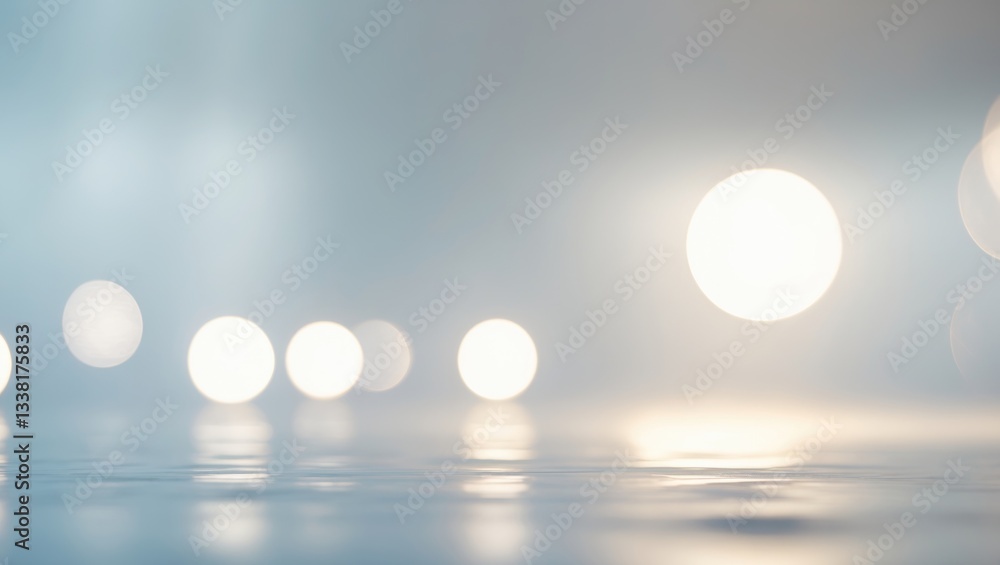 abstract blurred office background with bokeh light for design as banner, presentation concept