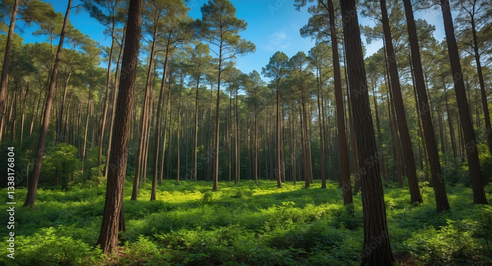 Naklejka premium A view of the stunning Nature Preserve found in Jacksonville.