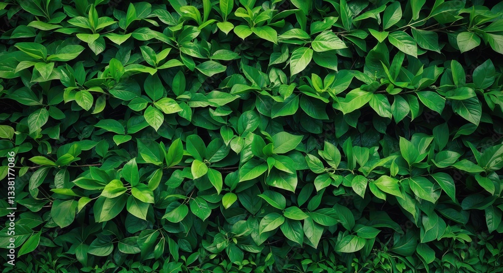 green backdrop created from a tree wall with fresh green leaves green backdrop created from a tree wall with fresh green leaves