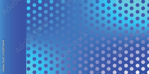 Vector blue halftone gradient. double Comics effect. Isolated on white background. suitable for banner and product