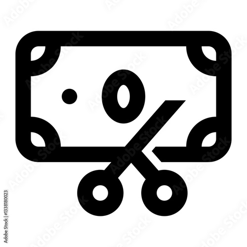 Tax Icon. Tax, Income, Deduction, Liability, Expense, Filing, Money, Payment. Vector Icon Illustration