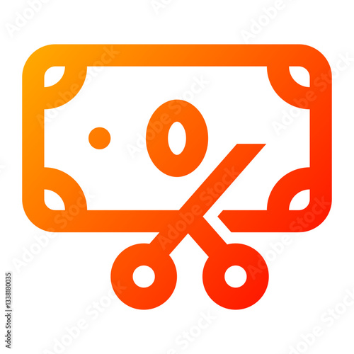 Tax Icon. Tax, Income, Deduction, Liability, Expense, Filing, Money, Payment. Vector Icon Illustration