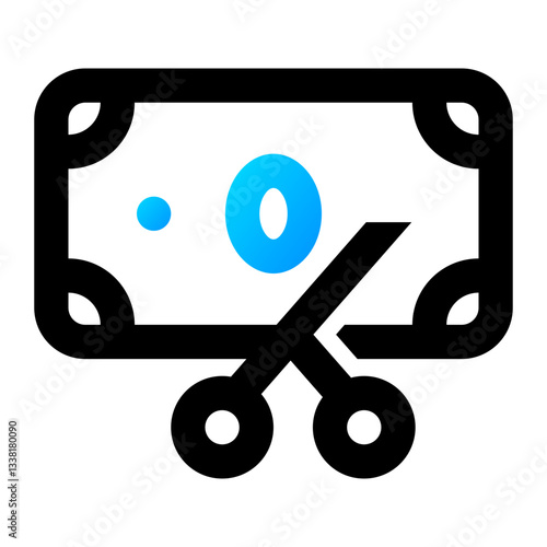 Tax Icon. Tax, Income, Deduction, Liability, Expense, Filing, Money, Payment. Vector Icon Illustration