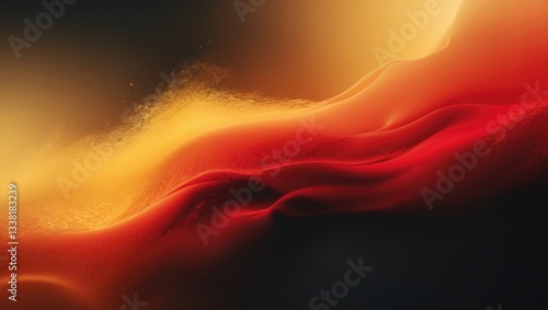 Wallpaper Mural Yellow burnt orange red fiery golden brown black abstract background for design. Torontodigital.ca