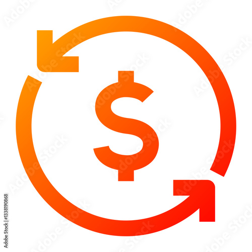 Transfer Icon. Transfer, Payment, Receive, Transaction, Exchange, Deposit, Withdraw, Send. Vector Icon Illustration
