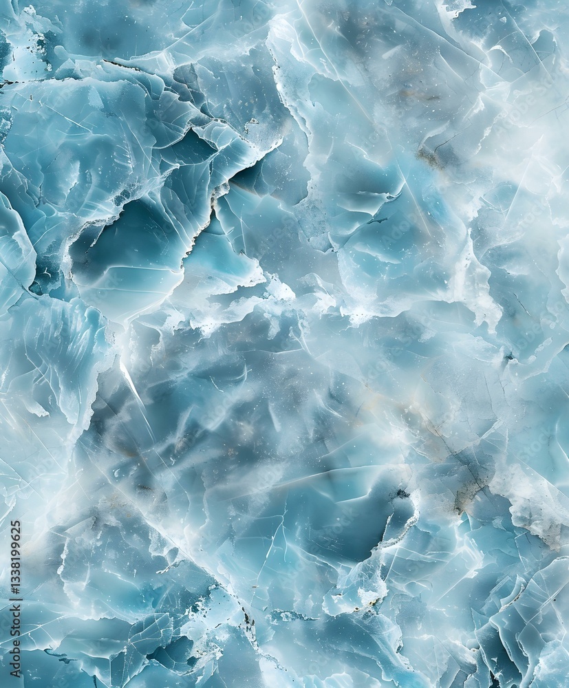 Obraz premium Marble Texture in light blue Tones. Classic Background