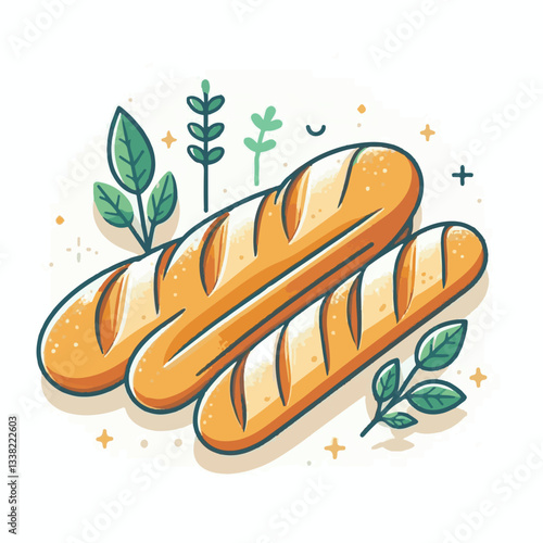 baguette, food, bread, bakery, breakfast, bun, meal, fresh, french, pastry, loaf, healthy, wheat, tasty, crust, flour, nutrition, bake, isolated, brown, background, traditional, delicious, organic, na