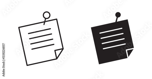 sticky note icon