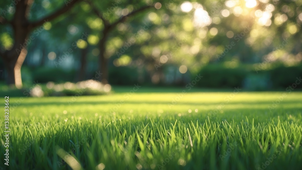 natural grass field lawn backdrop featuring a tree park in an outdoor backyard with blurred bokeh and sunlight natural grass field lawn backdrop featuring a tree park in an outdoor backyard with blurred bokeh and sunlight