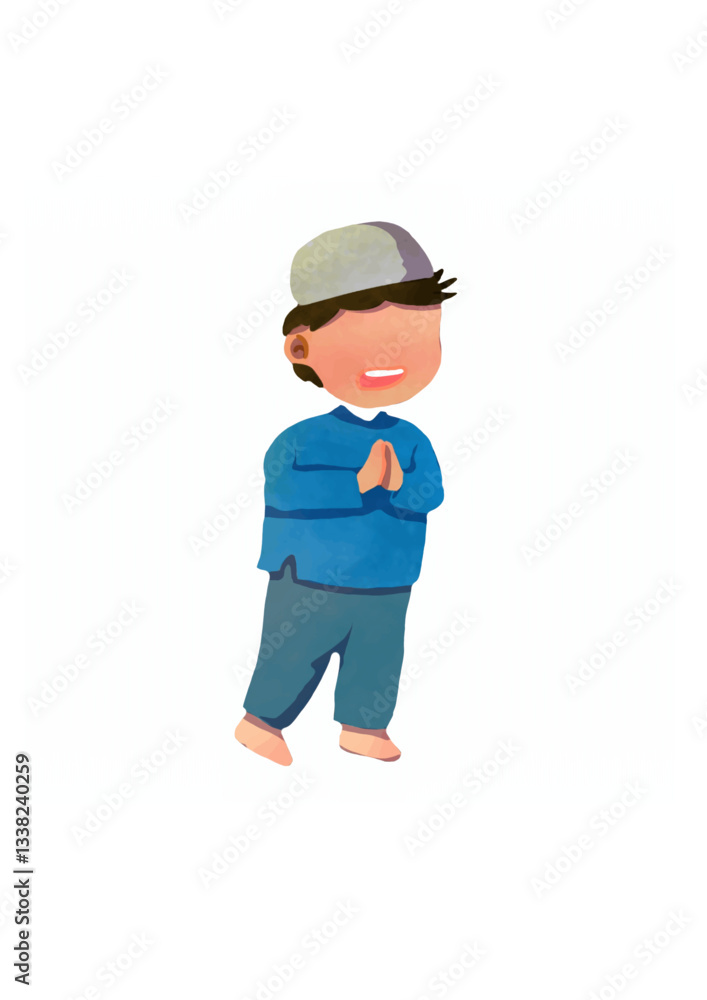 children recite the Koran together in the month of Ramadan in a warm and calm atmosphere children recite the Koran together in the month of Ramadan in a warm and calm atmosphere